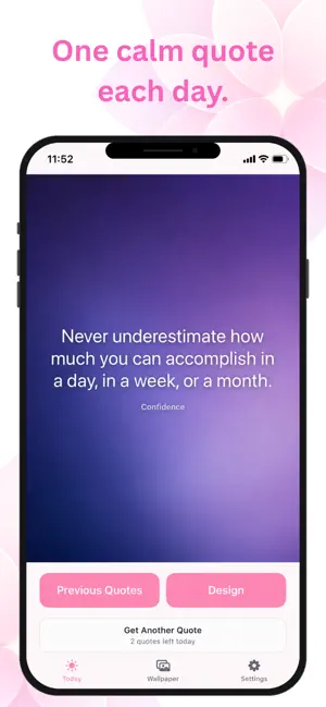 Motivate Me: Soft Daily Quotes screenshot 1