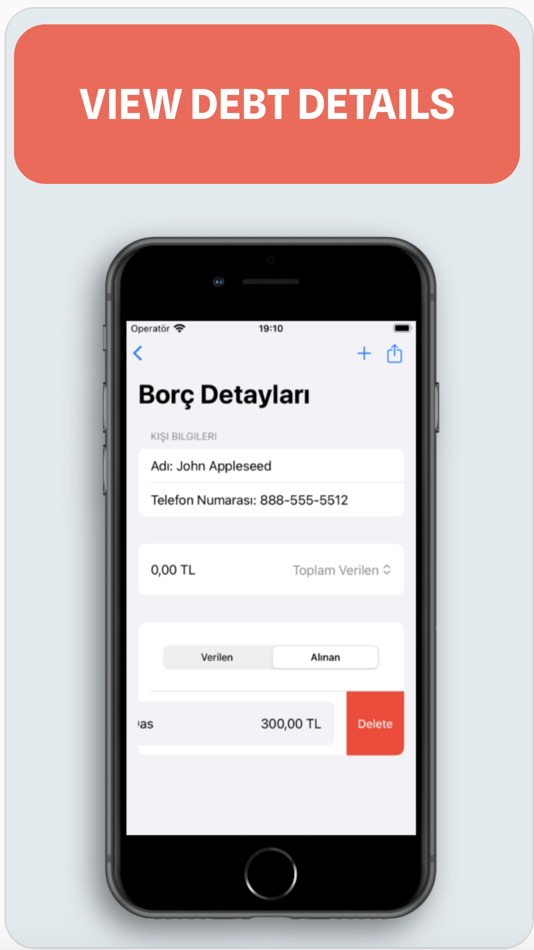 #5. Expense Debt Tracker (iOS) Podle: Fatih Kaya