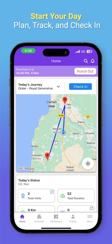 Sarathi - Field Tracking App screenshot