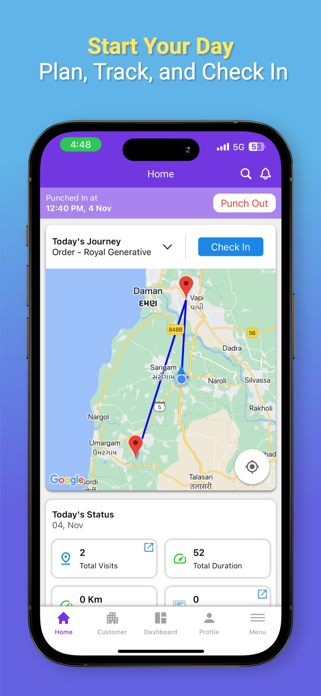 Sarathi - Field Tracking App Screenshot 1 of 5