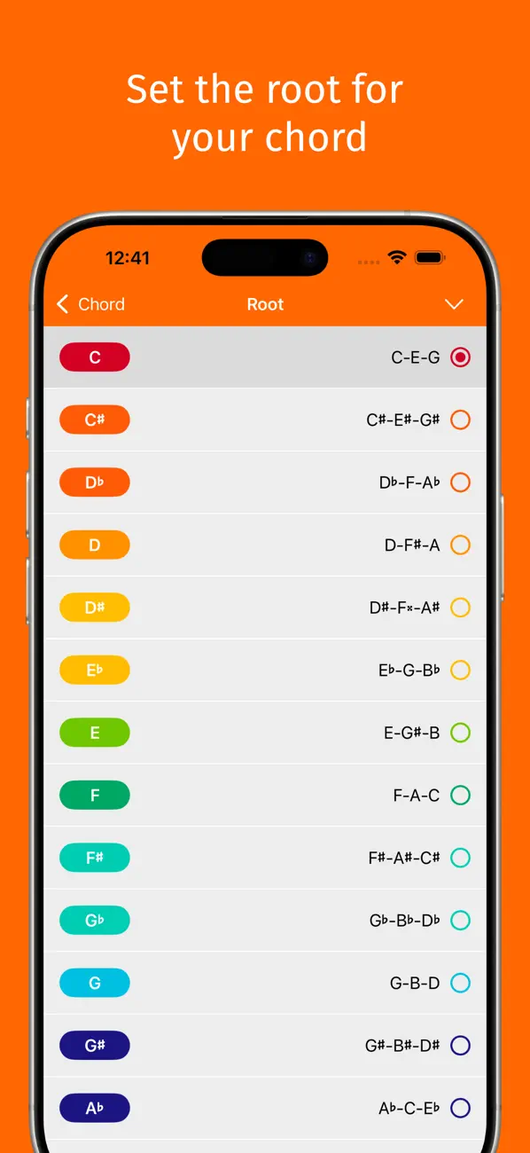 Screenshot #3 pour Chords by Staventabs