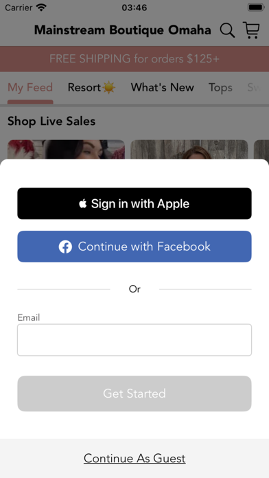 Mainstream Boutique Omaha Screenshot