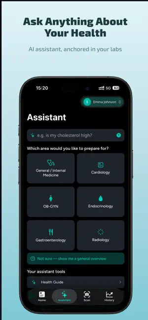 Hemio: AI Lab & Health screenshot 2
