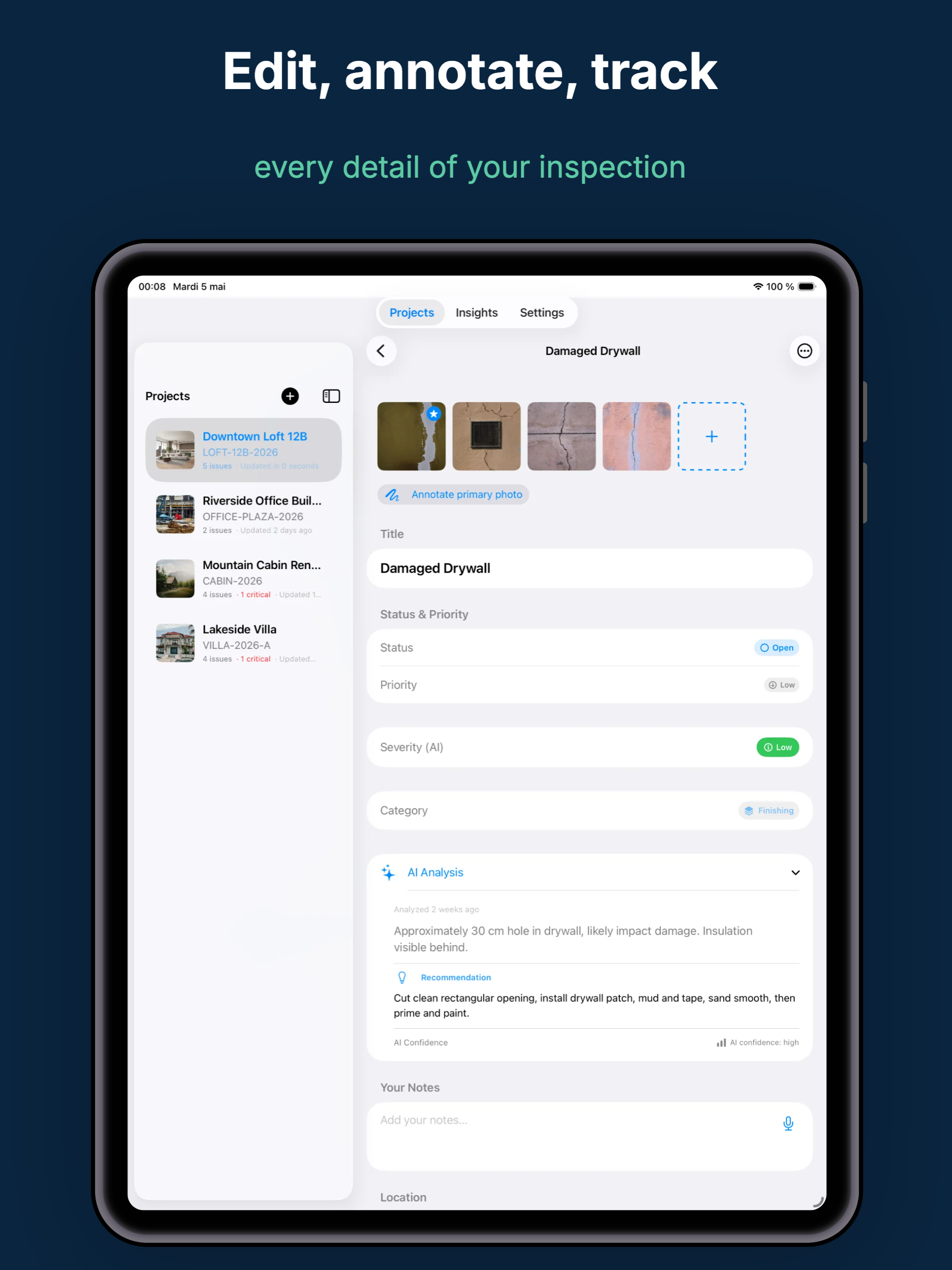 Punch List AI: Site Audit