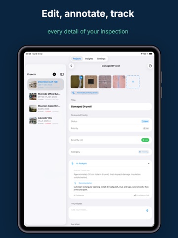 Punch List AI: Site Audit iPad screenshot