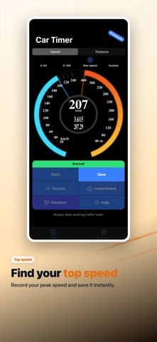Car Timer: speed test Screenshot 3 of 5
