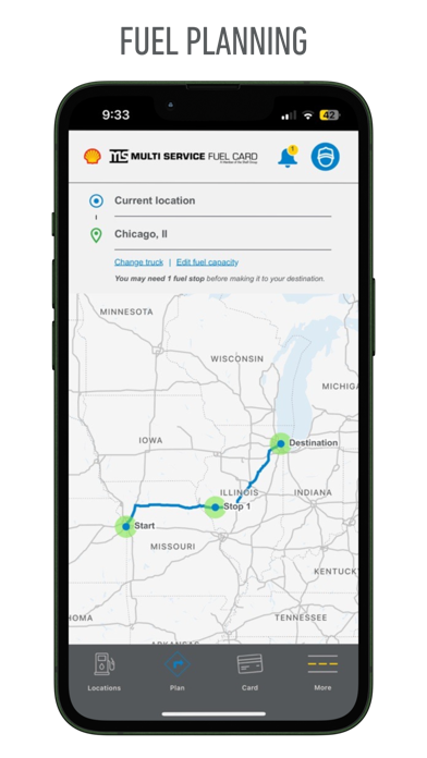 Screenshot 1 of Multi Service Fuel Card App