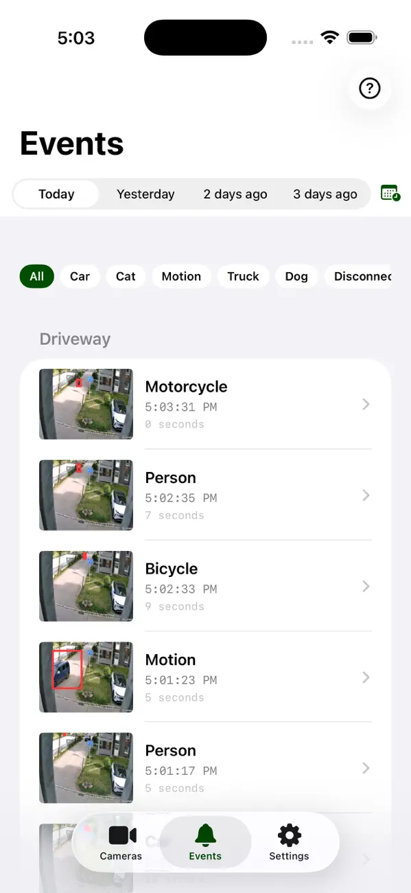 Screenshot #2 pour IP Camera Viewer 2