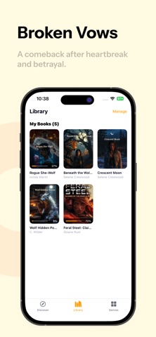Novelo-Read Fancy Fiction iPhone screenshot 4