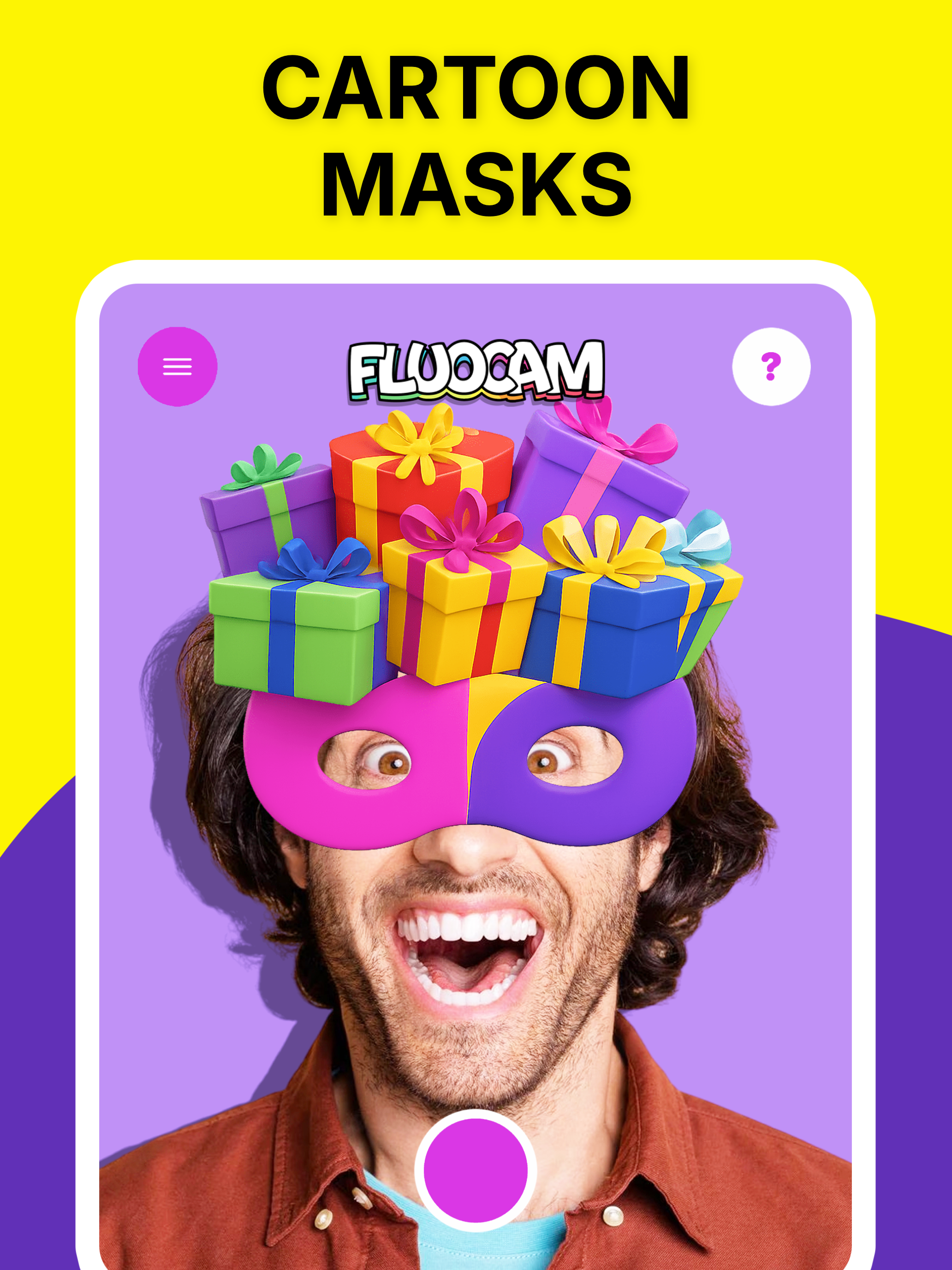 Funny face filters FluoCam