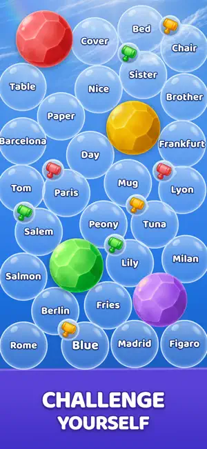 Merge Bubbles - Word Game screenshot 2