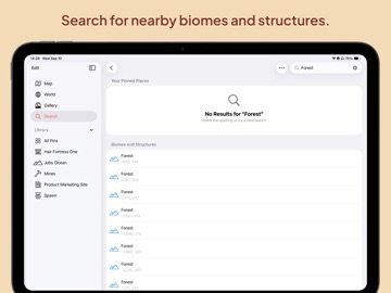 Alidade iPad screenshot