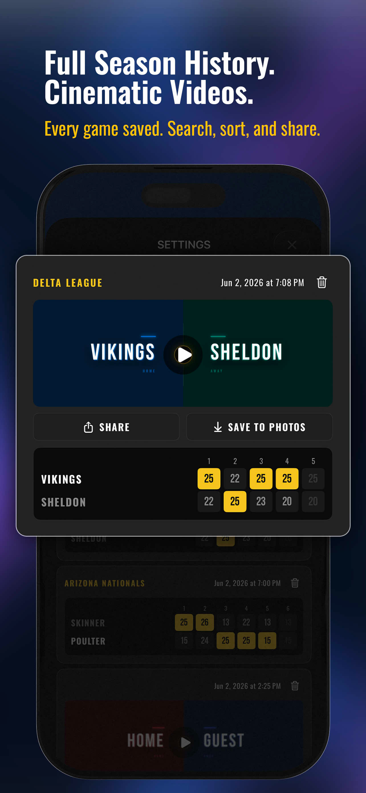 Scoreboard Pro: Score & Record