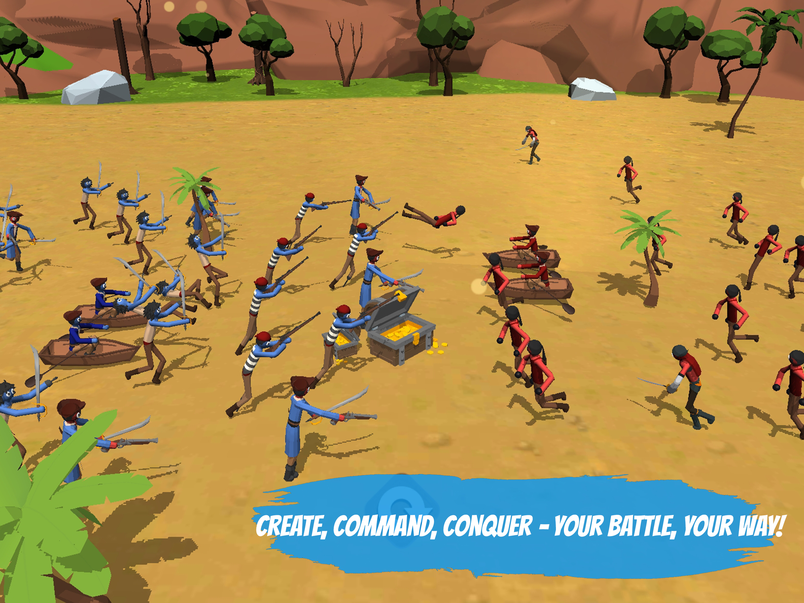 Stick Battle Simulation