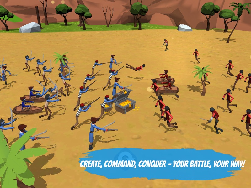 Stick Battle Simulation screenshot 8