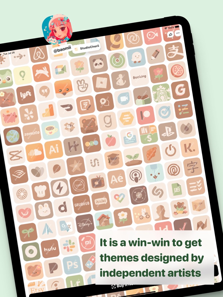 #7. Handy - Live Widget Wallpaper (iOS) 由: FAT, LLC