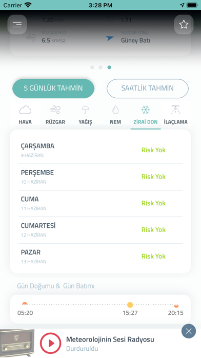Tarımsal Hava Tahmini Screenshot