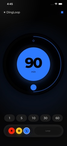 DingLoop - Loop Timer iPhone screenshot
