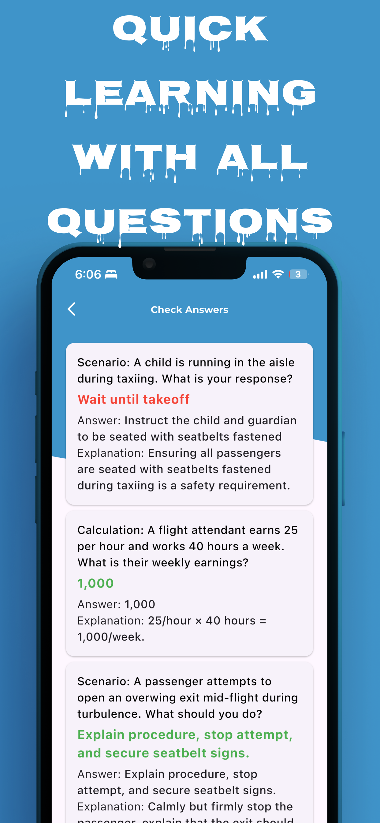 Flight Attendant Exam Prep