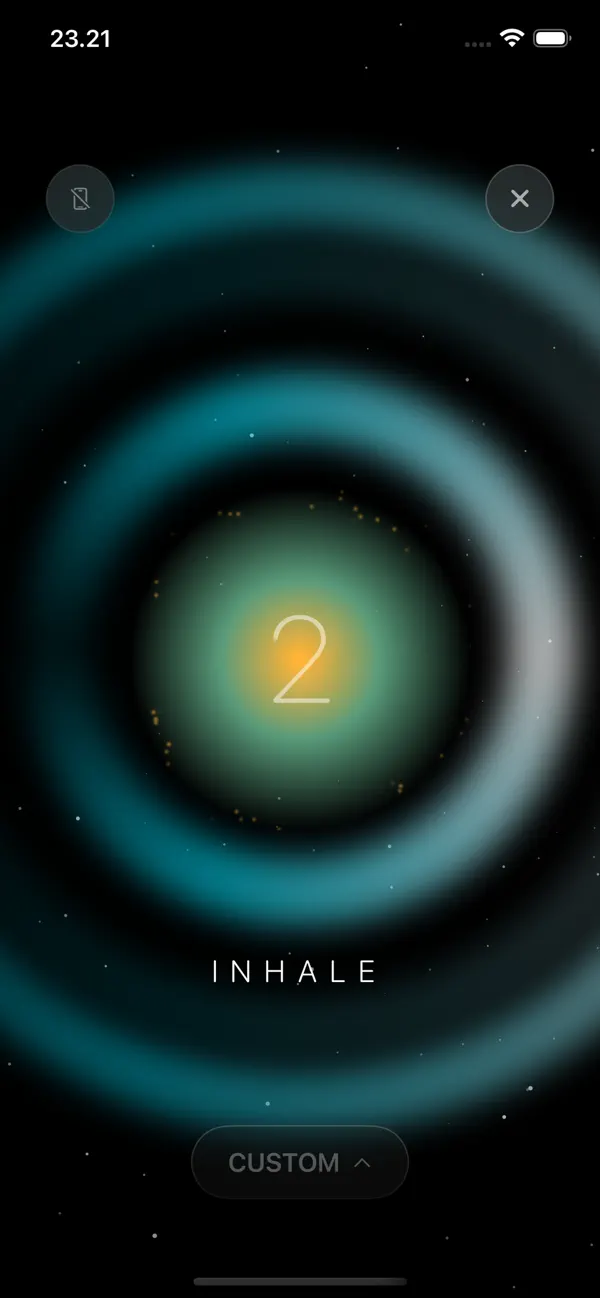 Screenshot #1 pour maiFlow: Breathwork & Calm