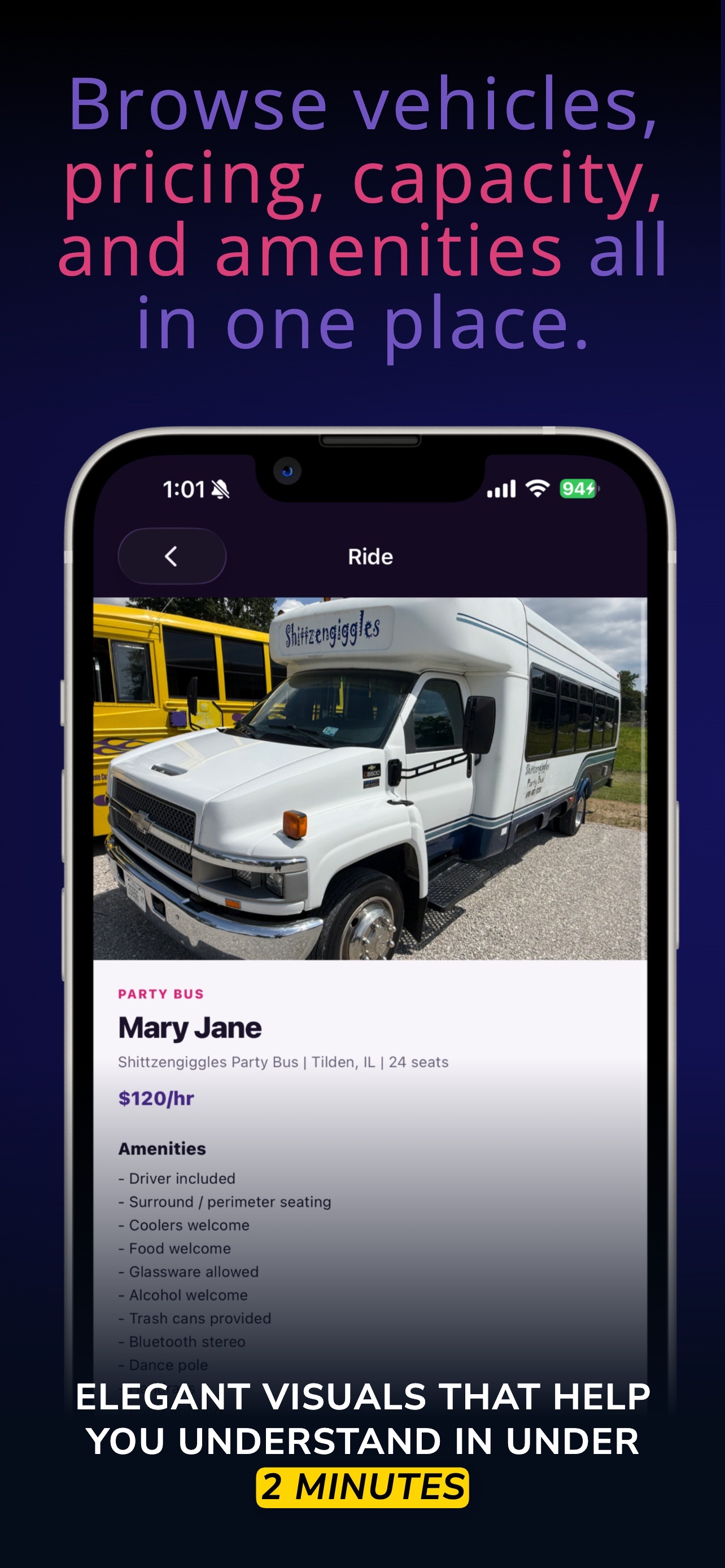 Screenshot 2 of PartyRyde