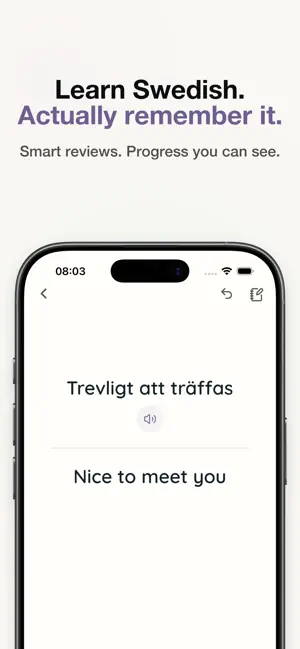 Makrill: Learn Swedish screenshot 1