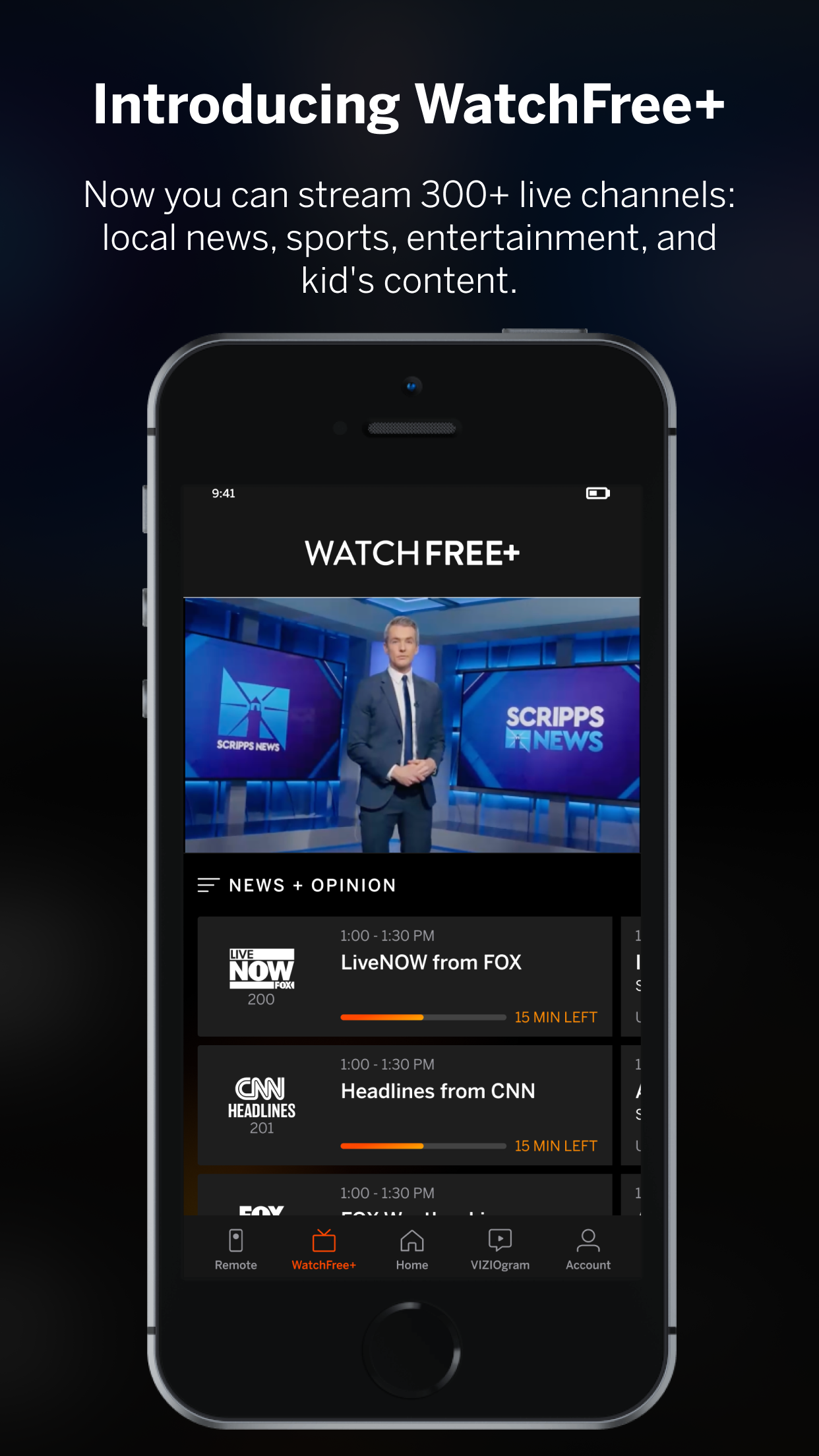 VIZIO | WatchFree+ screenshot 1
