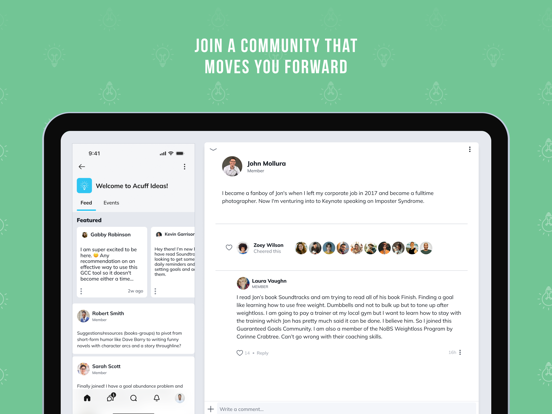 Jon Acuff • Mindset Coaching iPad screenshot 2 - Education app