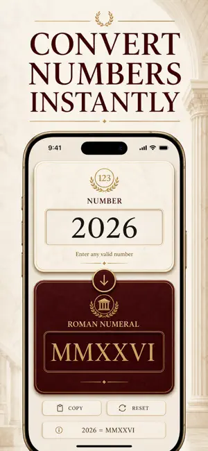Roman Numerals: Date & Tattoo screenshot 1