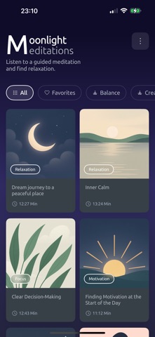 Sleep Meditations: Moonlight Screenshot 1 of 6