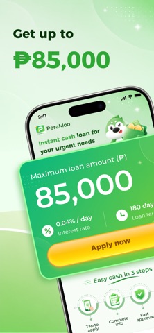 PeraMoo - Online Lending App iPhone screenshot 1