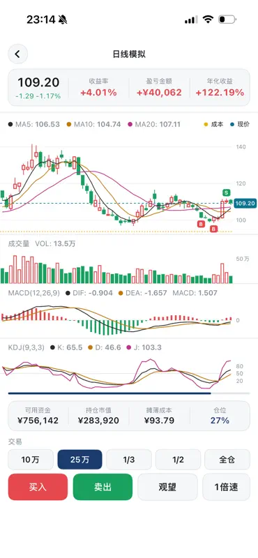 K线训练 screenshot 2 of 5
