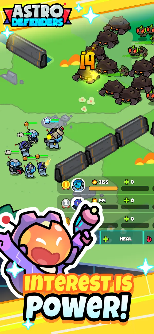 Astro Defenders : Capt.Couch Hack screenshot 4 - game app interface