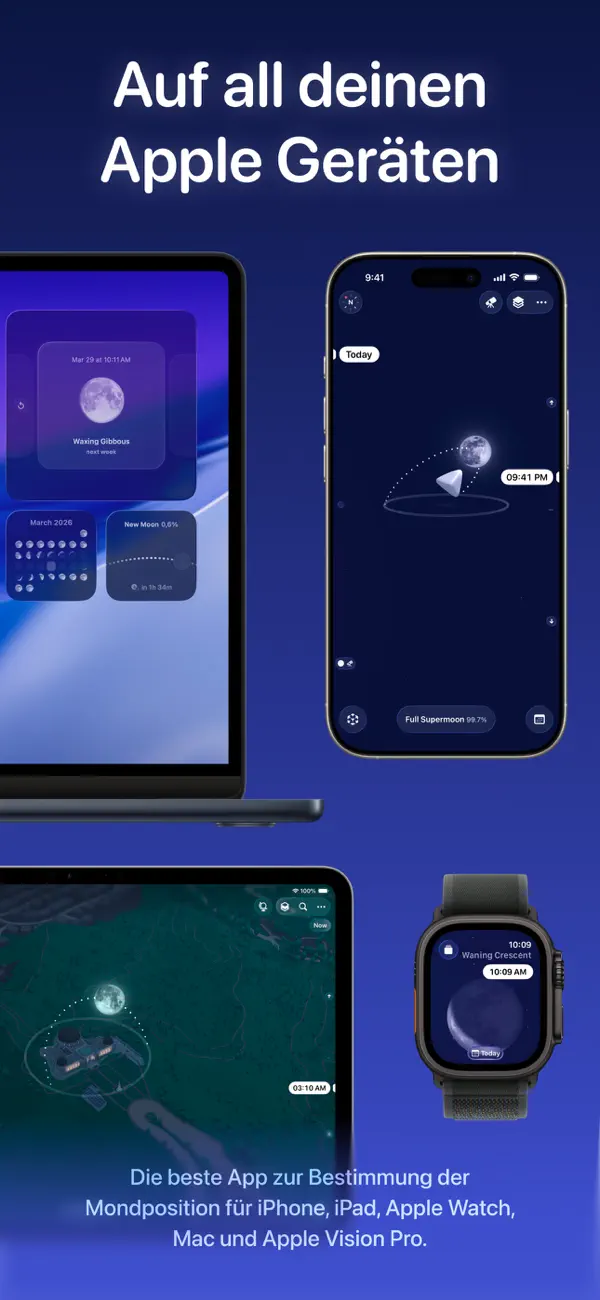Moonlitt: Mond/Moon Tracker iPhone App Screenshot 9 – Wetter