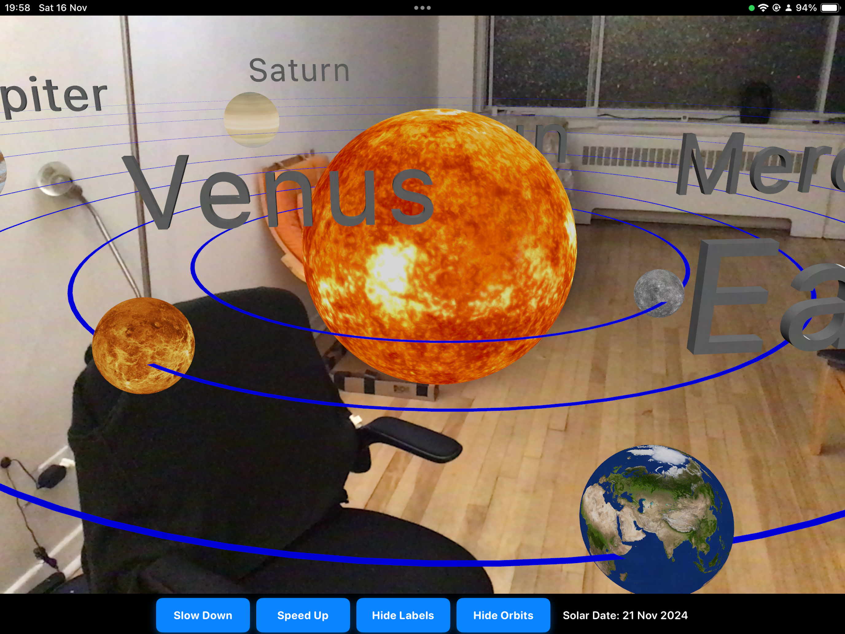 AR Solar System: AR Planets