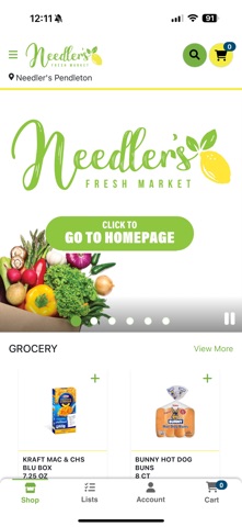 Needler's Fresh Market app screenshot