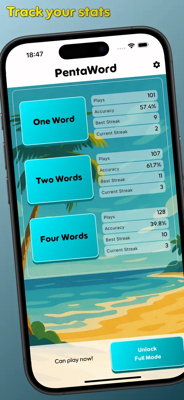 #4. PentaWord (iOS) 作者: Alejandro Lopez Correa
