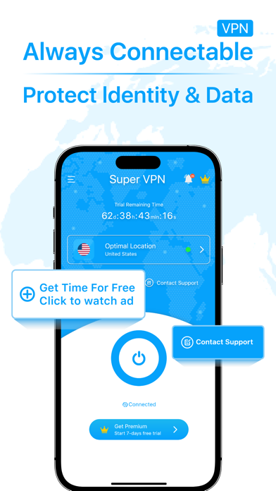 Screenshot #2 pour Super VPN - Better VPN Master