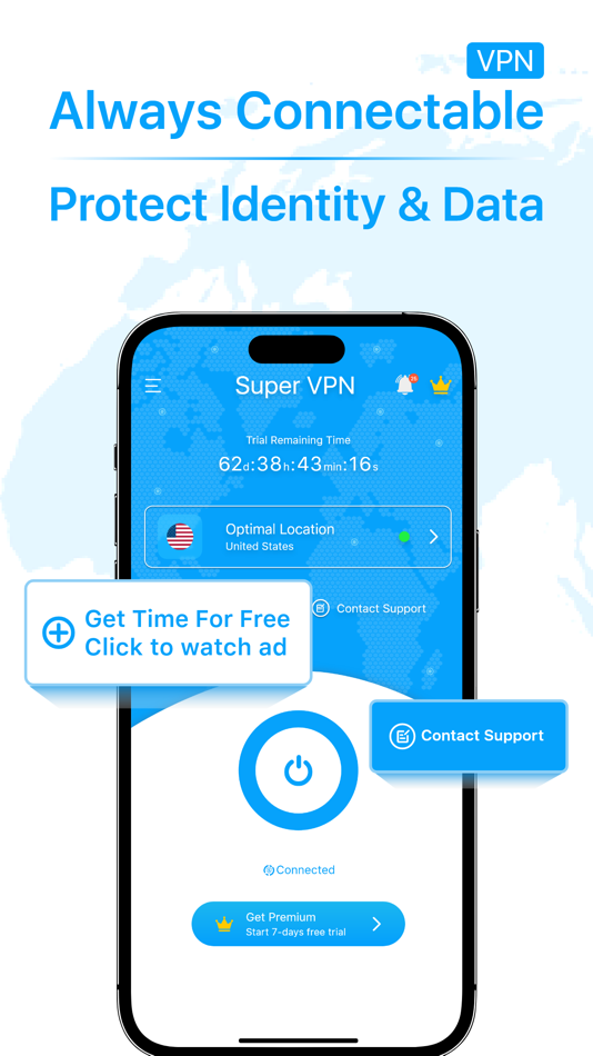 #2. Super VPN - Secure VPN Master (macOS) 来自: Qingdao Leyou Hudong Network Technology Co., Ltd.
