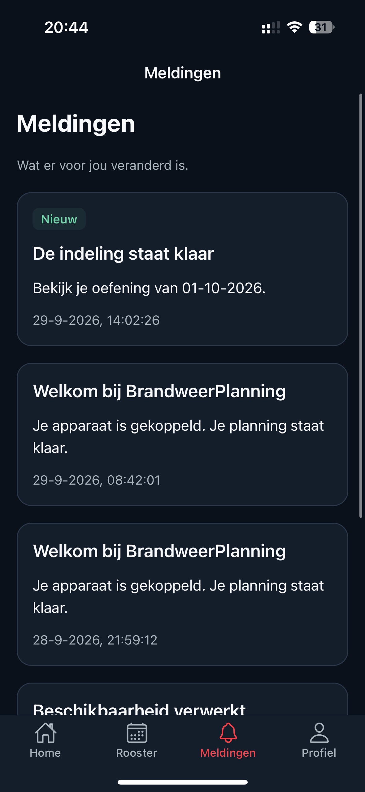 Screenshot 2 of Brandweerplanning