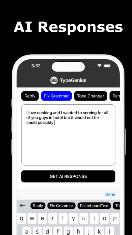 AI Keyboard App: TypeGenius screenshot-3
