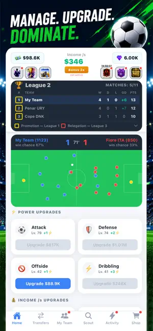 Real Football Manager Tycoon screenshot 1