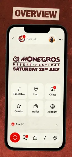 Captura de pantalla de Monegros en iPhone 1
