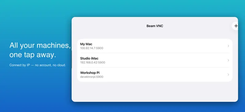 Beam VNC screenshot 1 of 4