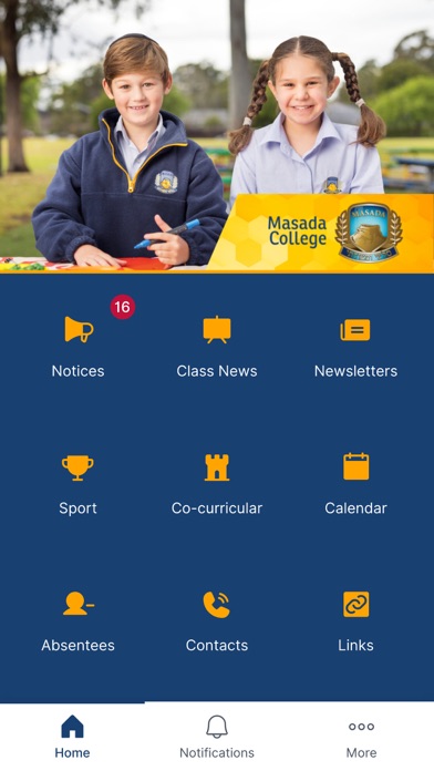 Masada College NSW app screenshot