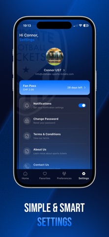 Ultimate Sports Tickets iPhone screenshot