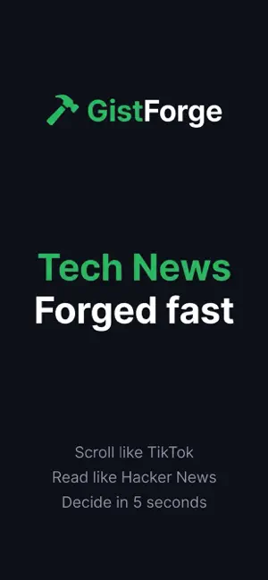 GistForge - Hacker News Reader screenshot 1