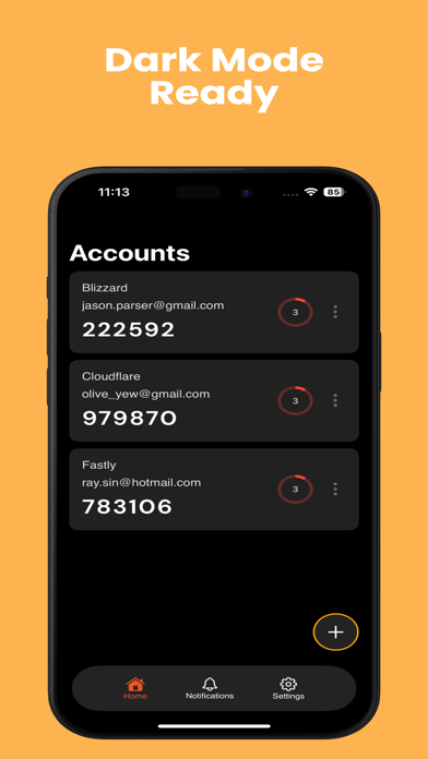 MFA-Authenticator Screenshot