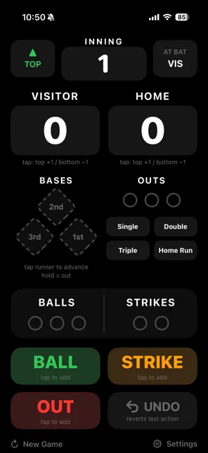 Bleacher Scorekeeper screenshot 3