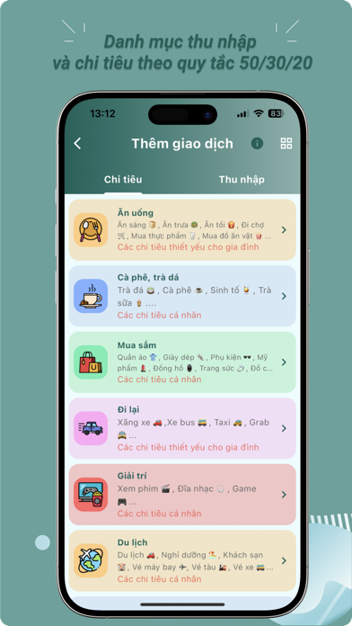 iMoney: Quản Lý Chi Tiêu Screenshot